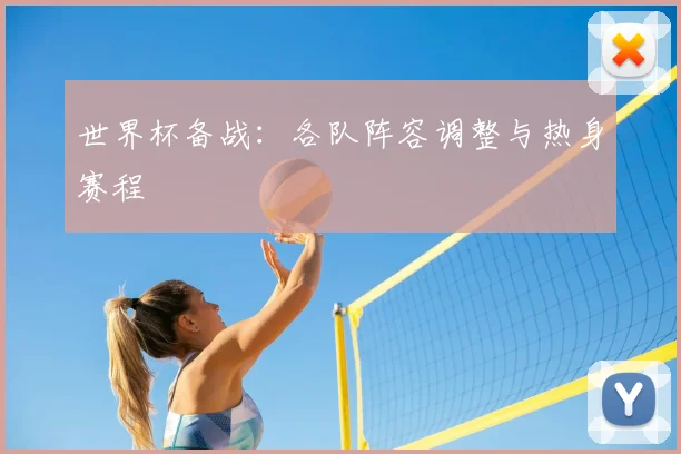 世界杯备战：各队阵容调整与热身赛程